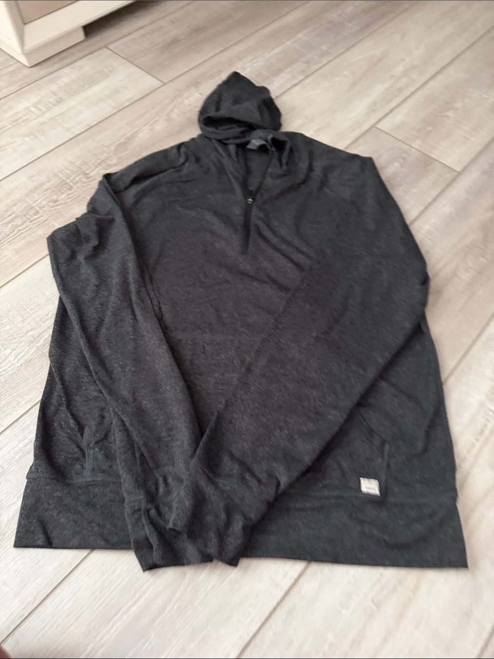 Women’s Charcoal Grey Vuori Performance Quarter-Zip Sweater